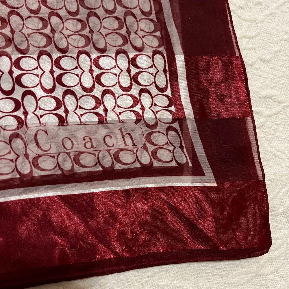 Coach Monogram Large Scarf - Picture 9 of 14